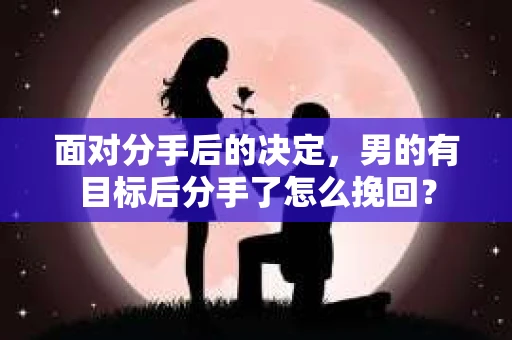 面对分手后的决定,男的有目标后分手了怎么挽回? 面对分手后的决定,男的有目标后分手了怎么挽回?