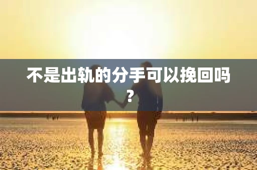 不是出轨的分手可以挽回吗？