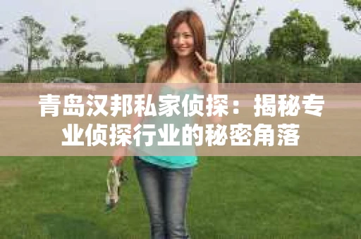 青岛汉邦私家侦探：揭秘专业侦探行业的秘密角落