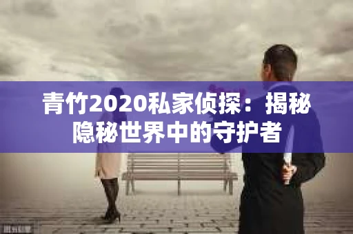 青竹2020私家侦探：揭秘隐秘世界中的守护者