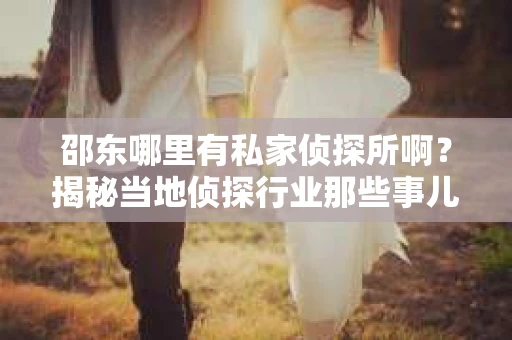 邵东哪里有私家侦探所啊？揭秘当地侦探行业那些事儿
