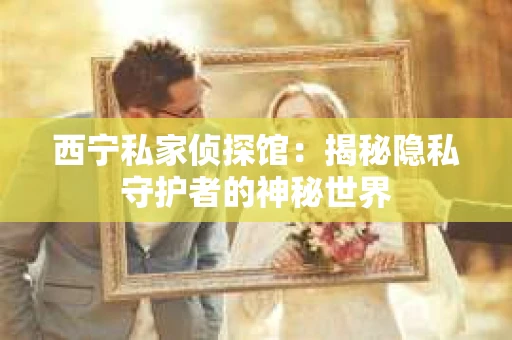 西宁私家侦探馆：揭秘隐私守护者的神秘世界