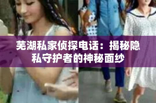 芜湖私家侦探电话：揭秘隐私守护者的神秘面纱