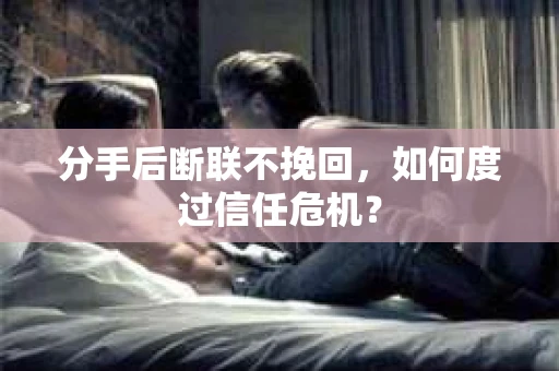 分手后断联不挽回，如何度过信任危机？