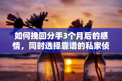如何挽回分手3个月后的感情，同时选择靠谱的私家侦探社？
