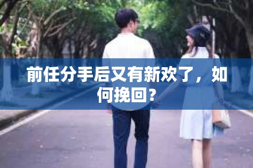 前任分手后又有新欢了，如何挽回？