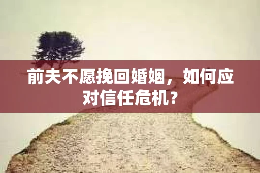 前夫不愿挽回婚姻,如何应对信任危机? 前夫不愿挽回婚姻,如何应对信任危机?