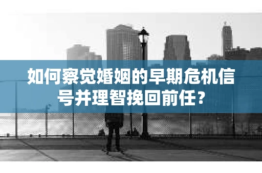 如何察觉婚姻的早期危机信号并理智挽回前任？